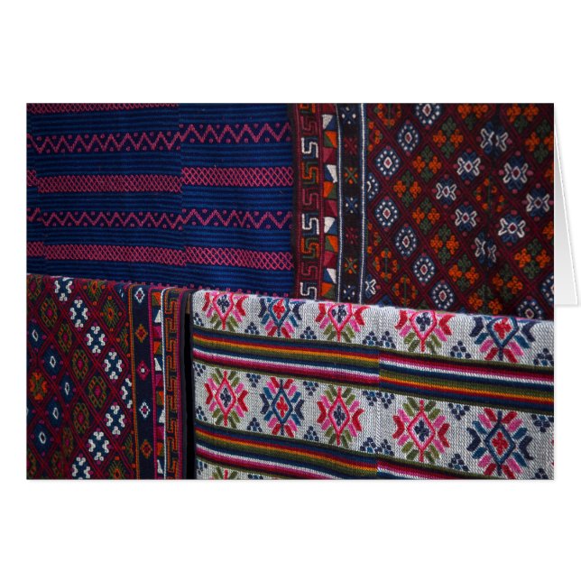 Colourful Bhutan Textiles (Front Horizontal)