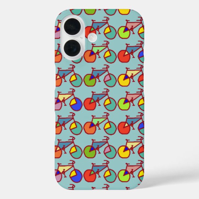 colourful bicycles Case-Mate iPhone case (Back)