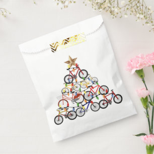 Colourful Bicycles Christmas Tree Ornament Gifts Favour Bags