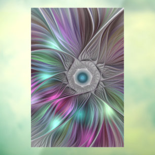 Colourful Big Flower Abstract Trippy Fractal Art