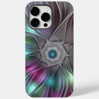 Colourful Big Flower Abstract Trippy Fractal Art