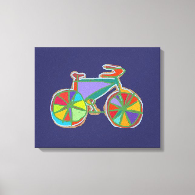 colourful bike decor wall (Front)