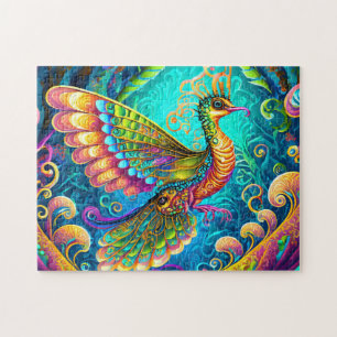 Colourful Bird Art Puzzles Modern Puzzles Bold and