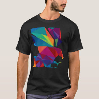 Colourful bird family funny T-Shirt