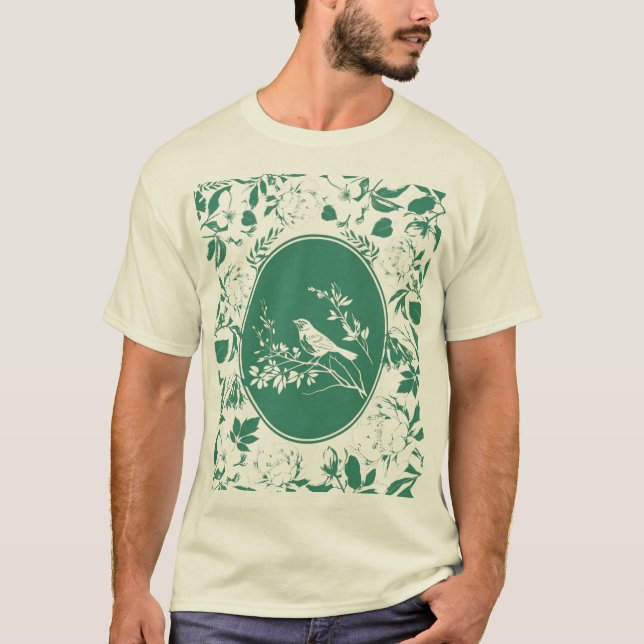 Colourful Bird Lover T-Shirt | Bird Watching Gift  (Front)