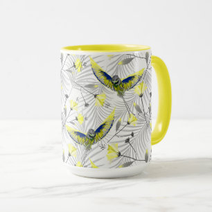 Colourful bird of Paradise stylish tropical Mug
