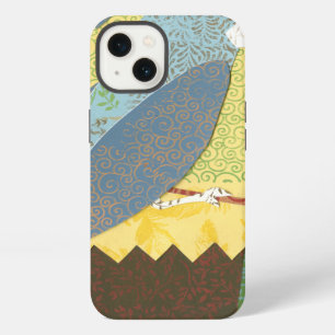 Colourful Bird on a Wire iPhone 13 Case