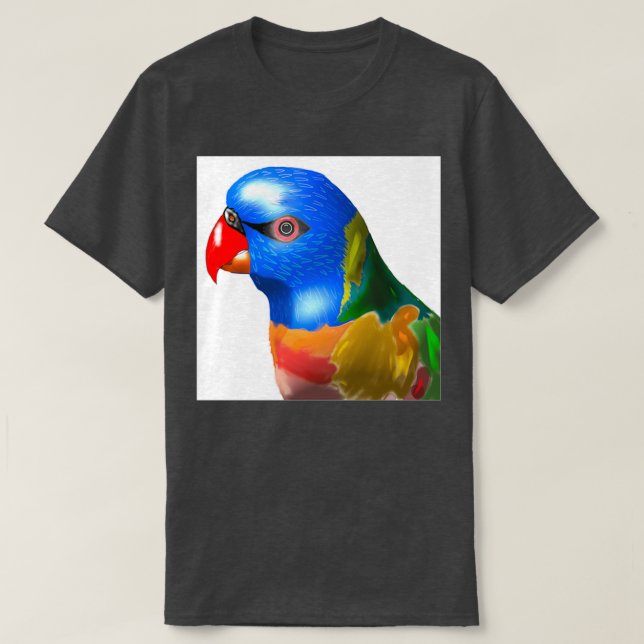 Colourful Bird T-Shirt (Design Front)
