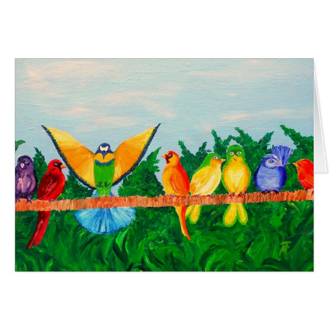 Colourful Birds (Front Horizontal)