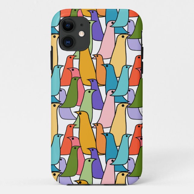 Colourful Birds  Case-Mate iPhone Case (Back)