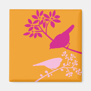 Colourful Birds Magnet