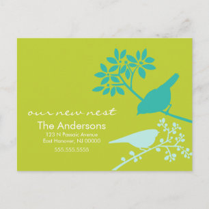 Colourful Birds Moving Announcements