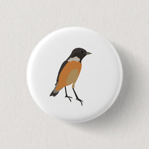 Colourful Birds Songbird        3 Cm Round Badge