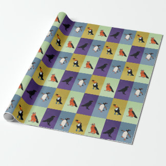 Colourful Birds Wrapping Paper