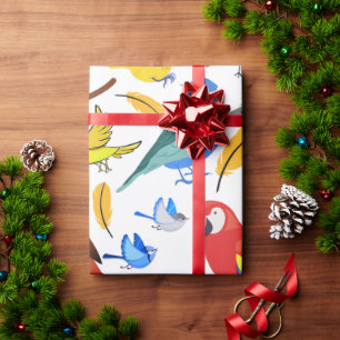 Colourful Birds Wrapping Paper