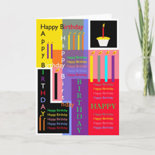 Colourful Birthday Card