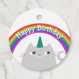 Colourful Birthday Favour Tags