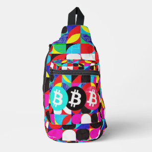 Colourful Bitcoin (Vibrant HD) Sling Bag