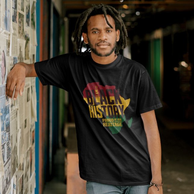 Colourful Black History Month History Celebration T-Shirt (Creator Uploaded)