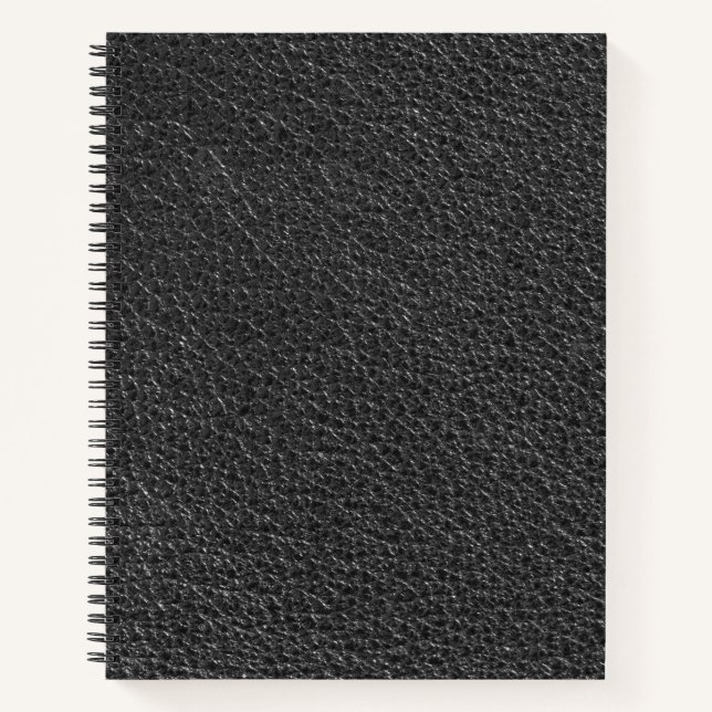 Colourful Black Pattern Snakeskin Notebook (Front)