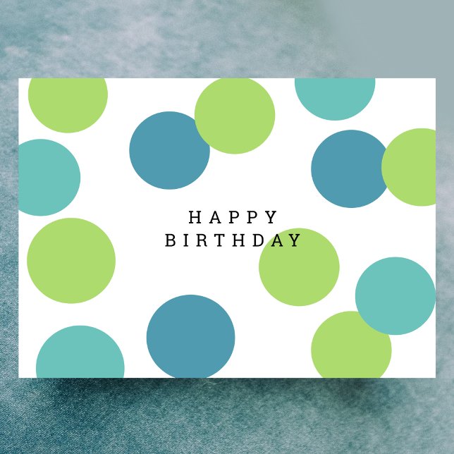 Colourful Blank Happy Birthday Card (Creator Uploaded)