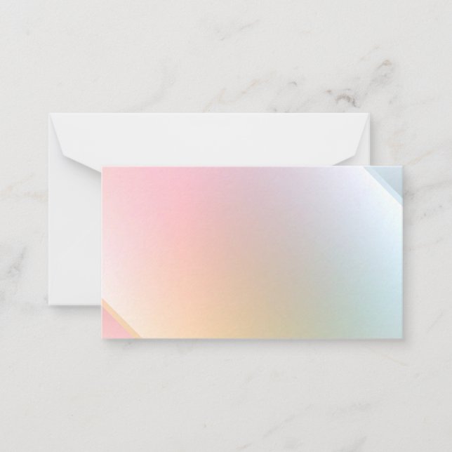 Colourful Blank Template Elegant Modern Minimalist (Front)