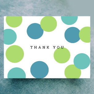 Colourful Blank Thank You Card