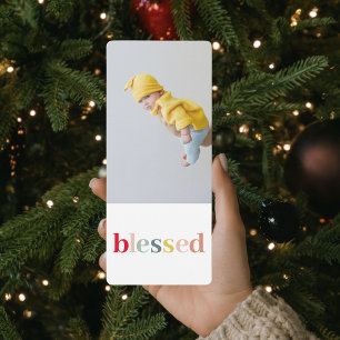 Colourful Blessed With Photo   Happy Holidays