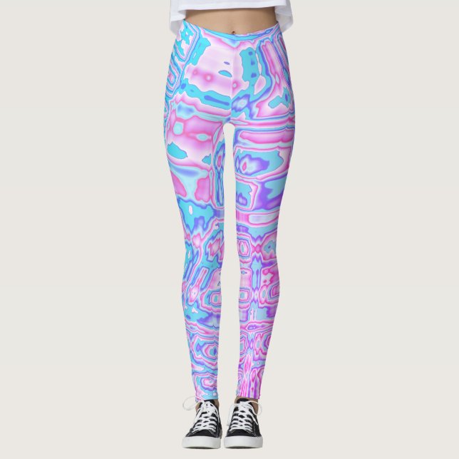 Colourful Blobs Leggings (Front)