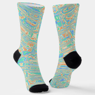 Colourful Blobs Socks