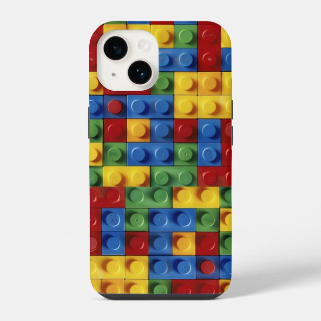 Colourful Blocks iPhone Case (Back)
