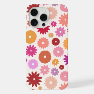 Colourful Blooms Big Pattern iPhone 15 Pro Max Case