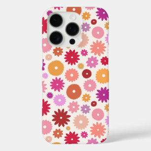 Colourful Blooms Pattern iPhone 16 Pro Case