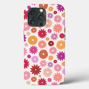 Colourful Blooms Pattern iPhone 13 Pro Case