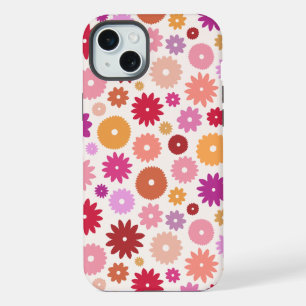 Colourful Blooms Pattern iPhone 15 Plus Case