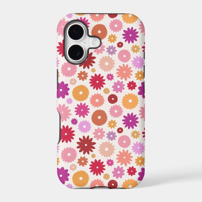 Colourful Blooms Repeat Pattern (Back)