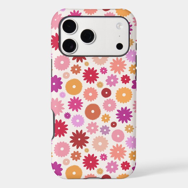 Colourful Blooms Repeat Pattern (Back)