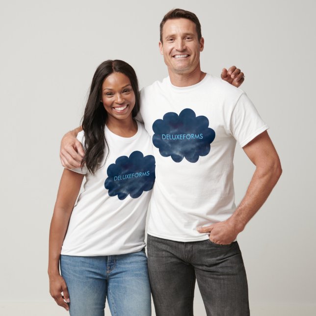Colourful Blue Clouds T-Shirt (Unisex)