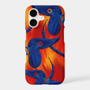 Colourful Blue Dachshund
