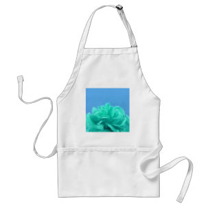 Colourful Blue Green Floral Standard Apron