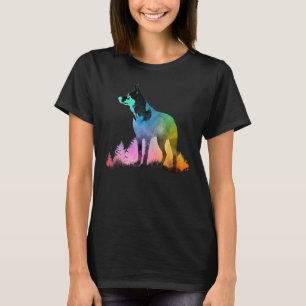 Colourful Blue Heeler Nature Australian Cattle Dog T-Shirt