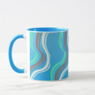 Colourful Blue Mug