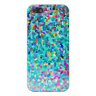 Colourful Blue Multicolored Abstract Art Pattern