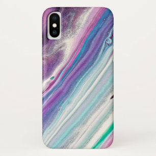 colourful blue raspberry abstract phone case
