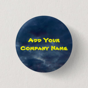 Colourful Blue Skies 3 Cm Round Badge