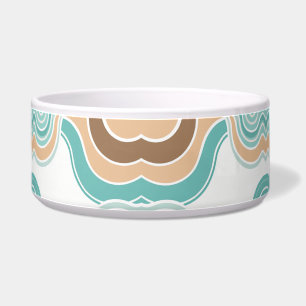 Colourful blue/tan/brown medallion