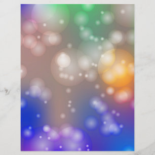 Colourful blur bokeh rainbow scrapbook background