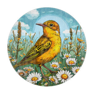 Colourful Blyth's reed warbler Bird Cutting Board