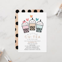 Colourful Boba Bubble Tea Party Baby Shower