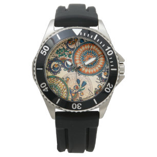 Colourful Bohemian Boho MOD Hippy Chic Pattern Watch